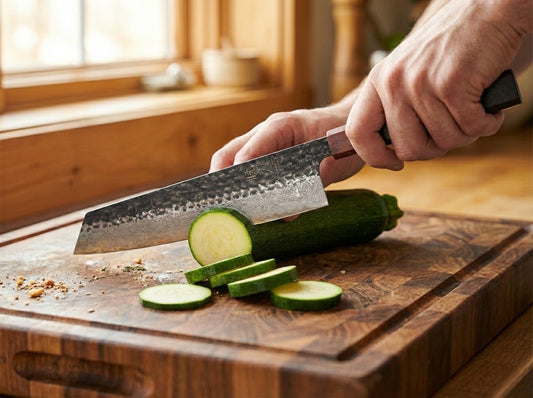 Hand-Forged 8.2" Damascus Kiritsuke Chef Knife