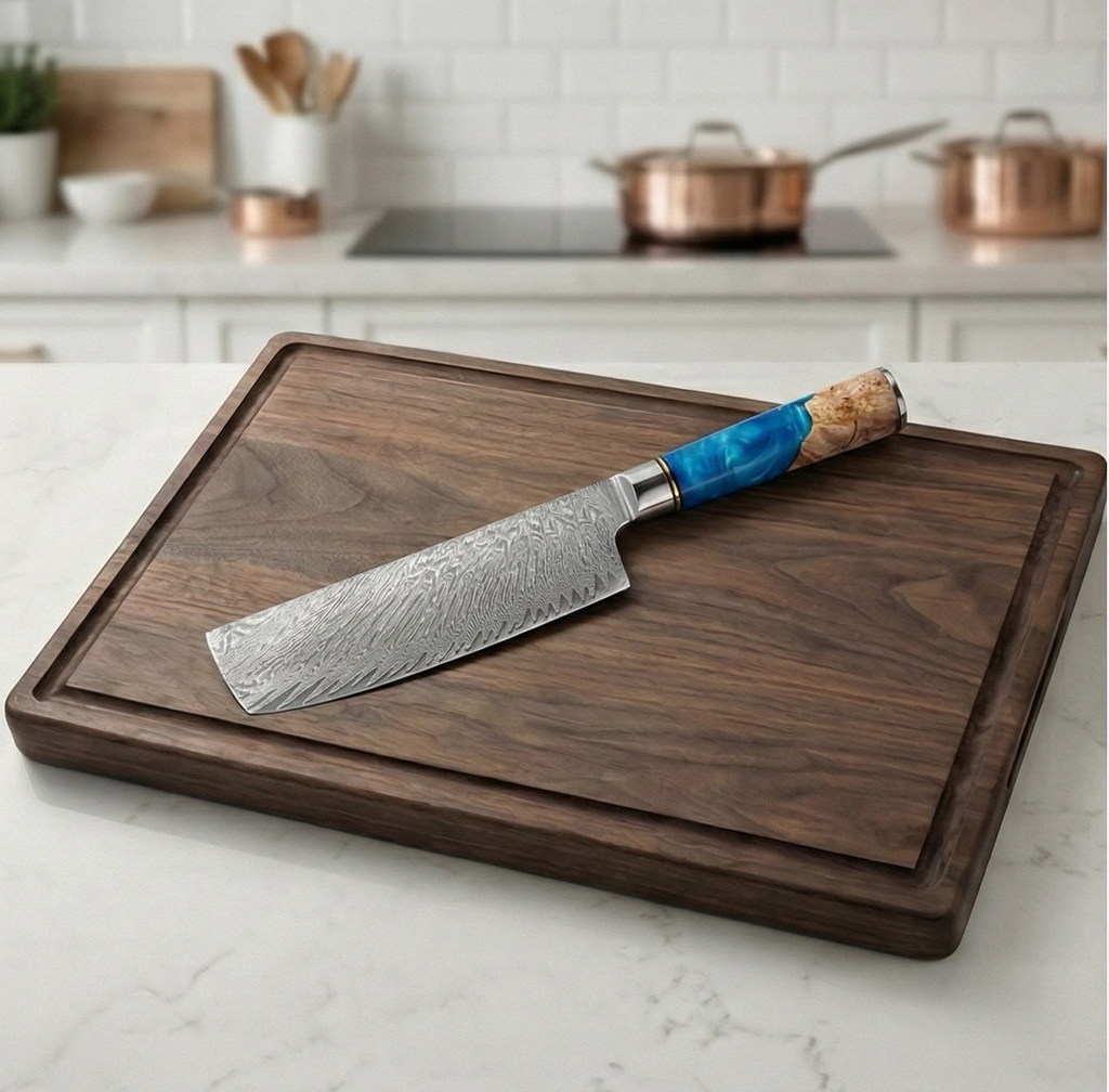 The Ocean Azure 7" Japanese Nakiri