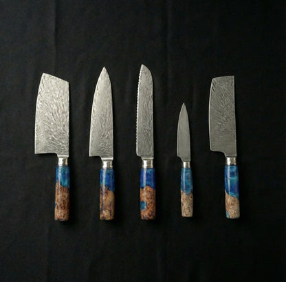 The Ocean Azure Series - Handcrafted in Japan - VG10 Professional Knives