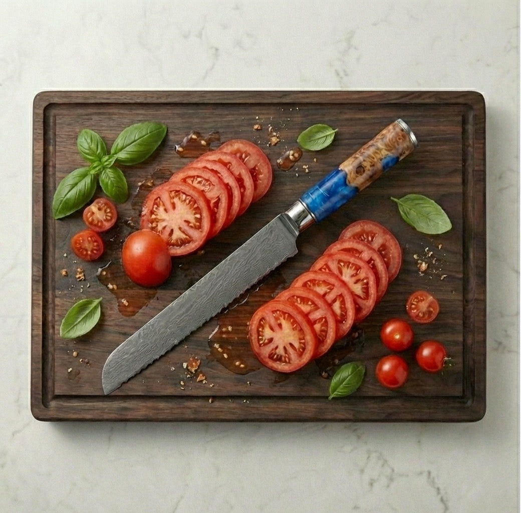 The Ocean Azure Serrated 8” Bread Knife