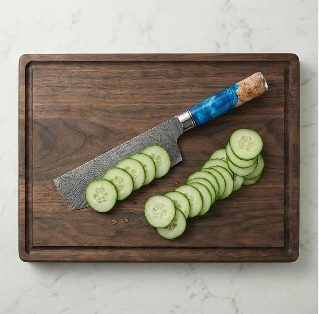 The Ocean Azure 7" Japanese Nakiri