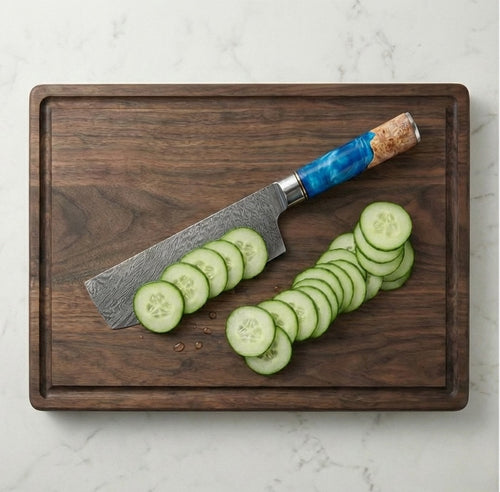 The Ocean Azure 7" Japanese Nakiri